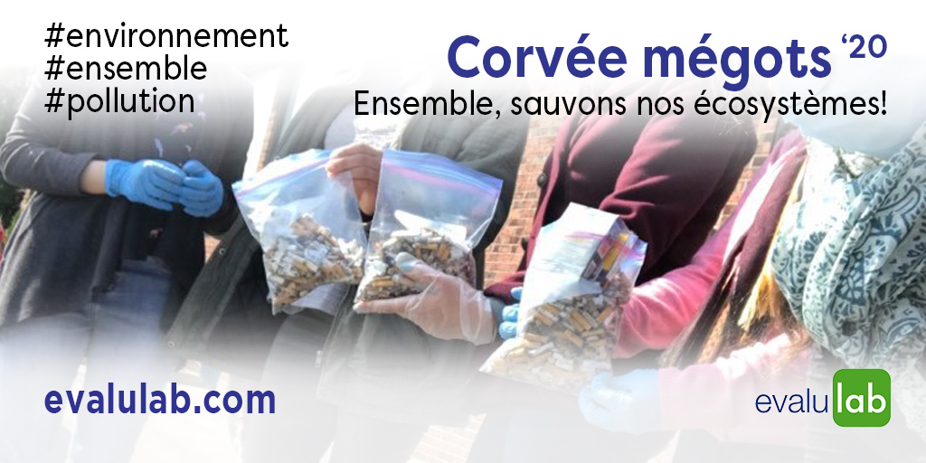 Corvée mégots 20 sauvons nos écosystèmes